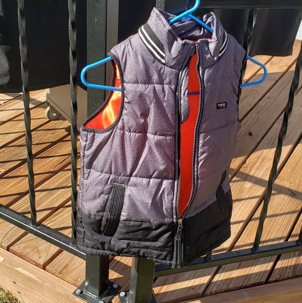 Boys Vest & (2) Hoodies & Cozy front pocket  12/14 Lot of 3 items